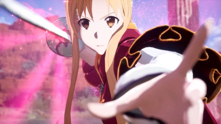 Character from SOA echoes of Aincrad story trailer.