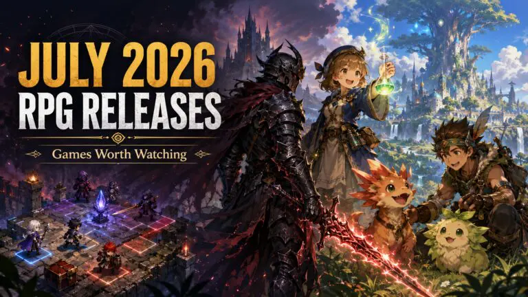 A mashup of the RGP game releases for July 2026