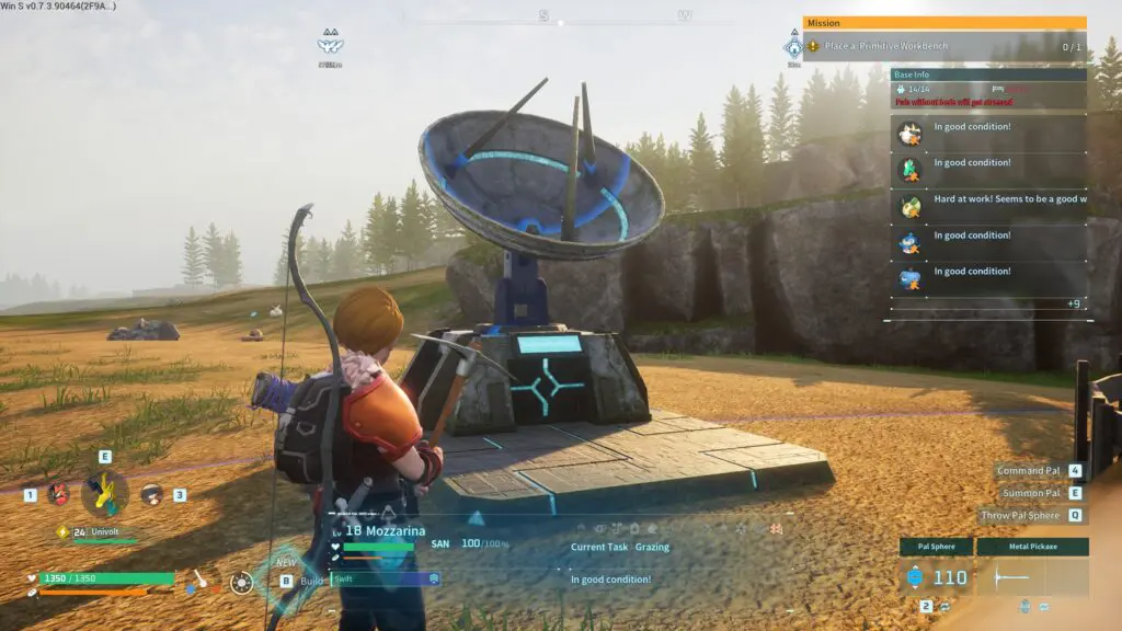 Player looking at a Global Pal Box preparing for Palworld Full Release