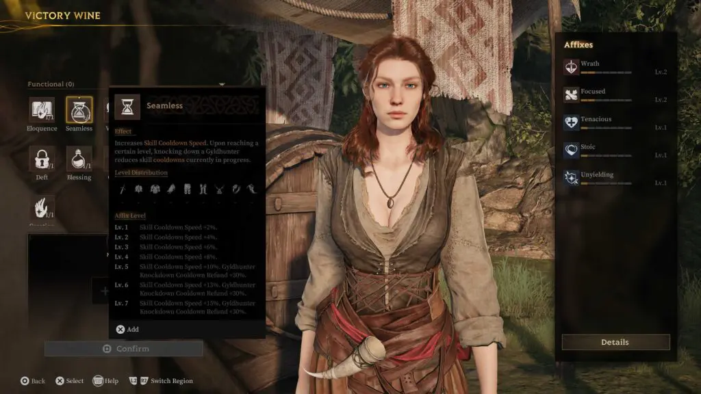 Mistfall Hunter Victory Wine Seamless