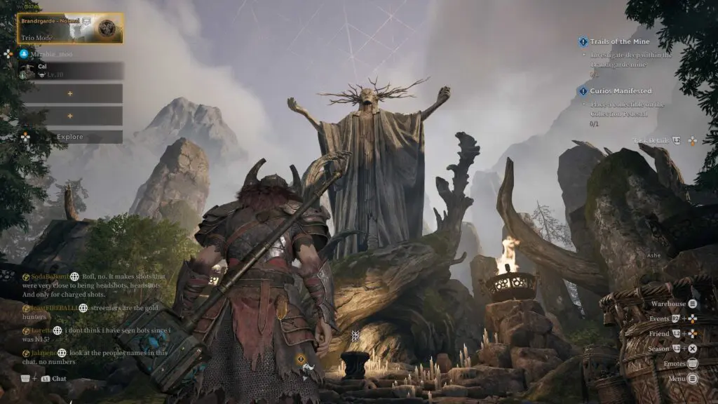 Mistfall Hunter Camp Goddess Statue