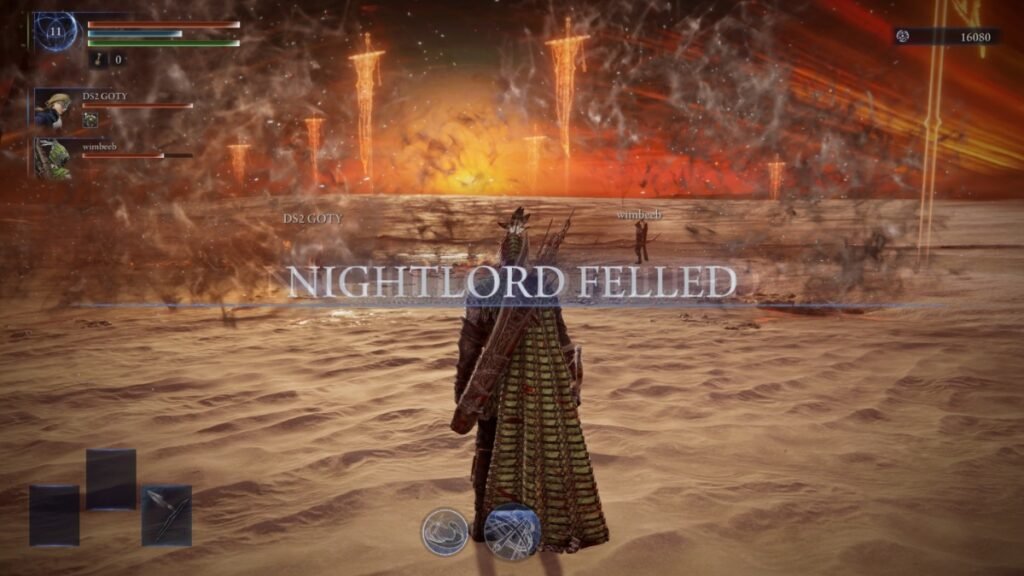 Nightlord defeat screen in Elden Ring Nightreign