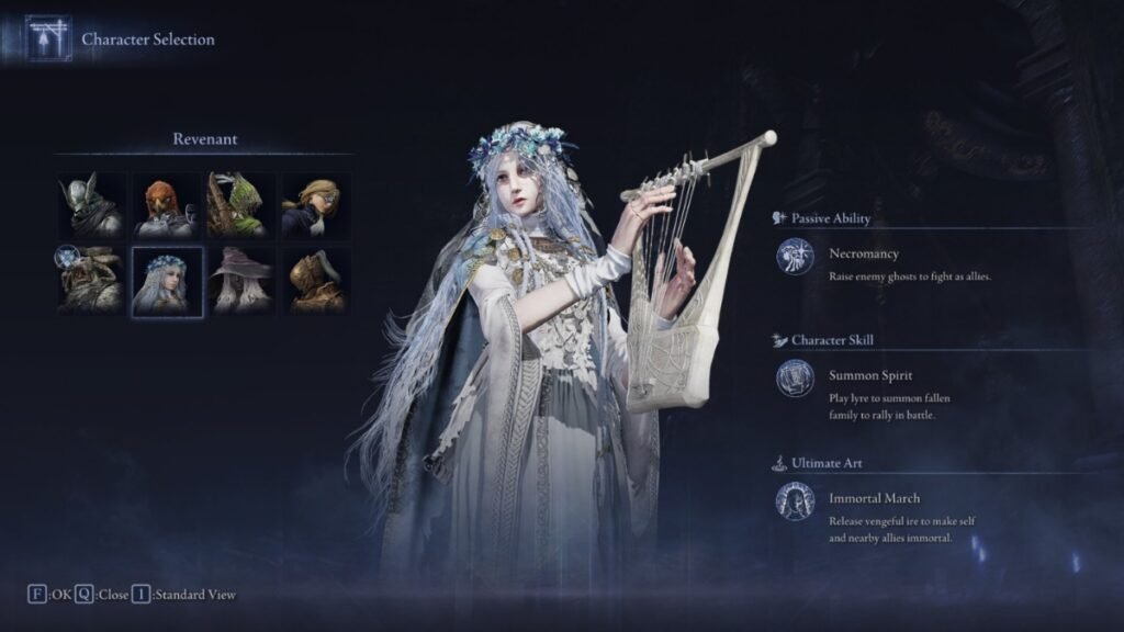 Revenant playable class in Elden Ring Nightreign