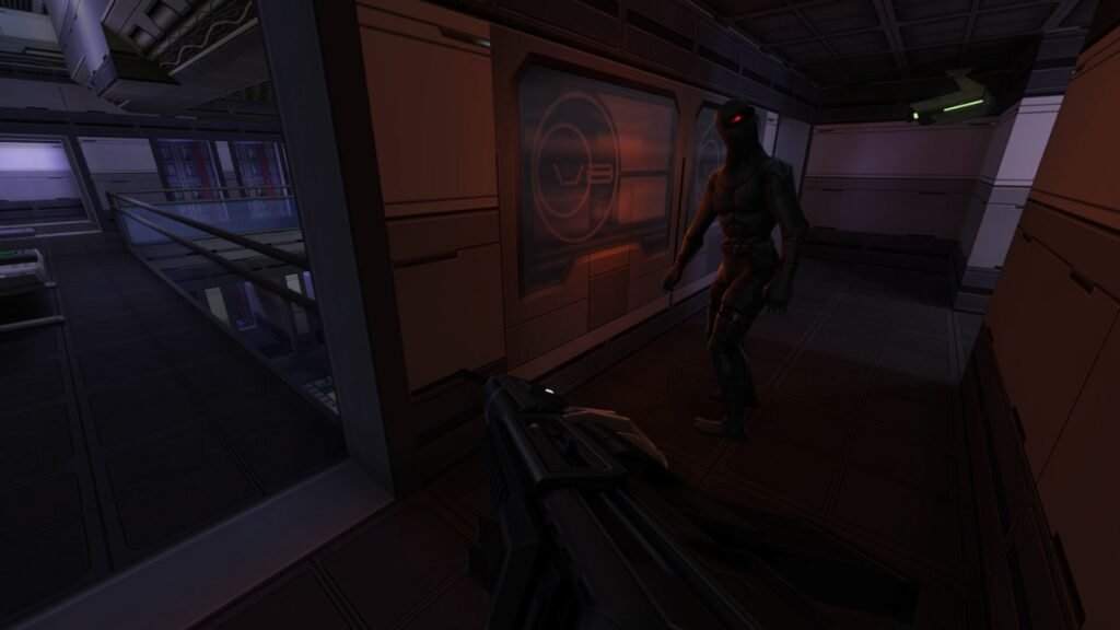 A screenshot from the game System Shock 2 Remastered