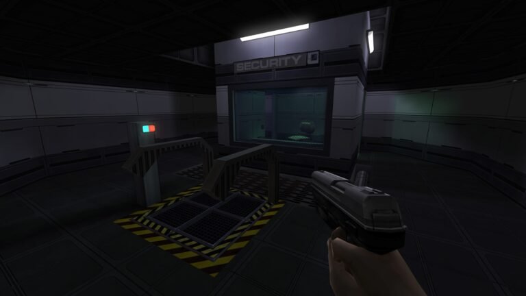 A screenshot from the game System Shock 2 Remastered