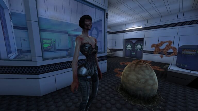 A screenshot from the game System Shock 2 Remastered