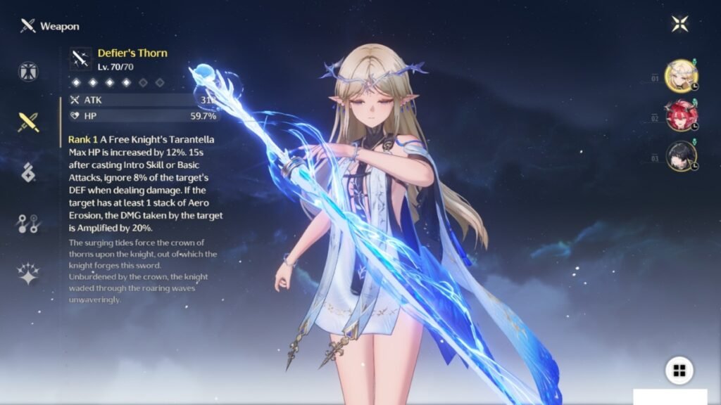 Cartethiya signature weapon in Wuthering Waves