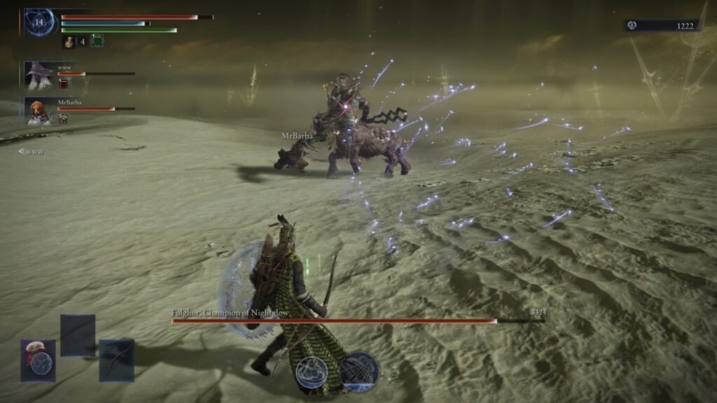 A screenshot of Darkdrift Knight in Elden Ring Nightreign