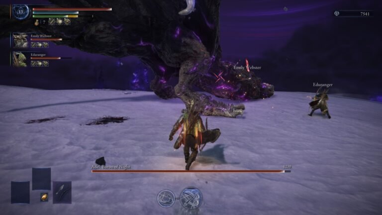 A screenshot of Everdark Sovereign Gaping Jaw in Elden Ring Nightreign