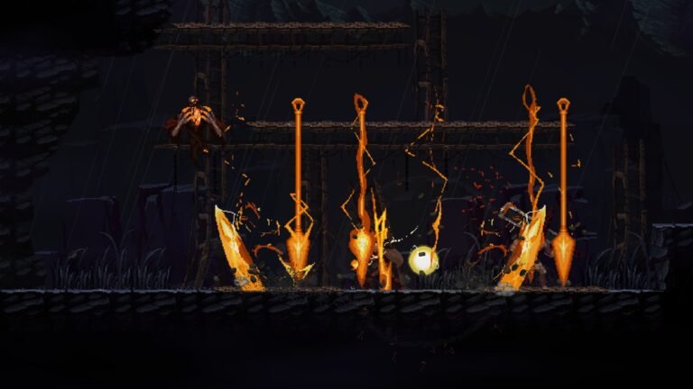 A screenshot from a boss fight in Dragon Is Dead