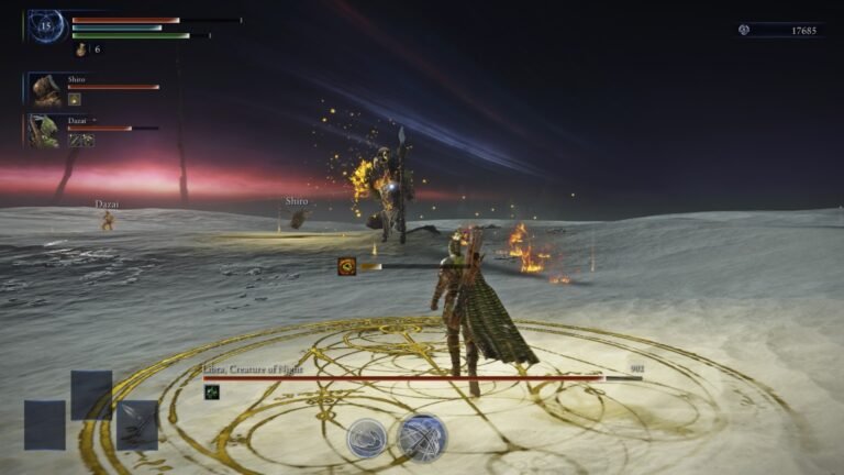Equilibrious Beast boss fight in Elden Ring Nightreign