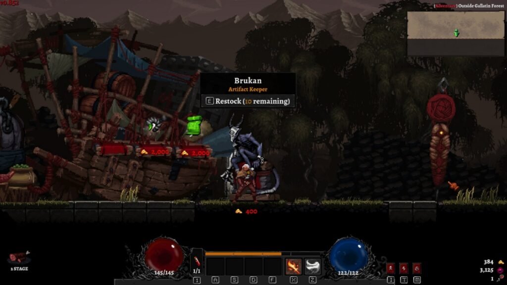 Brukan the artifact keeper in Dragon Is Dead