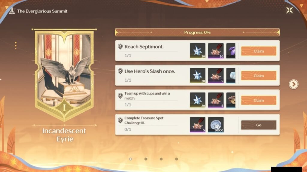 Incandescent Eyrie event