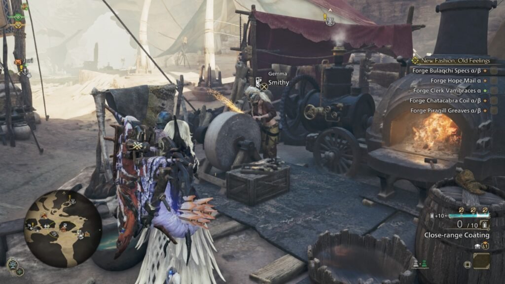 A screenshot from the game Monster Hunter Wilds