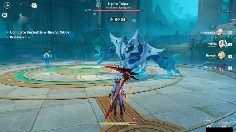 A screenshot from the game Genshin Impact