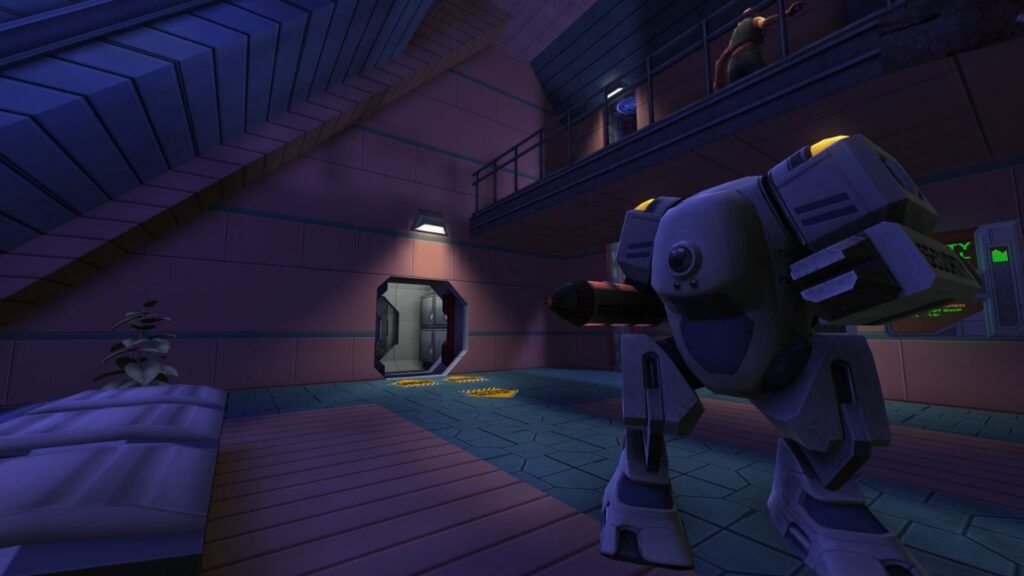 A screenshot from System Shock 2 remastered