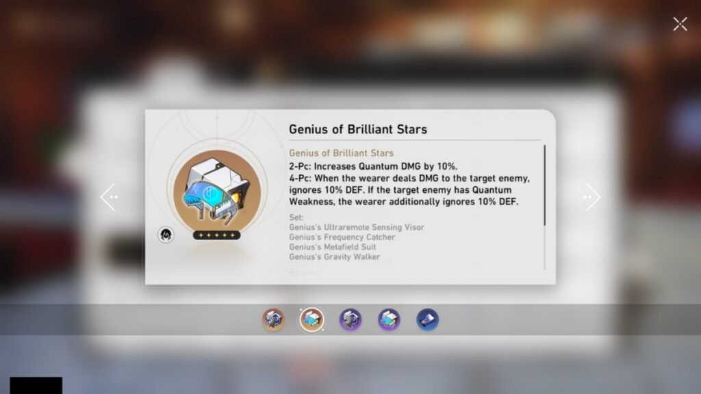 Genius of Brilliant Stars Relic