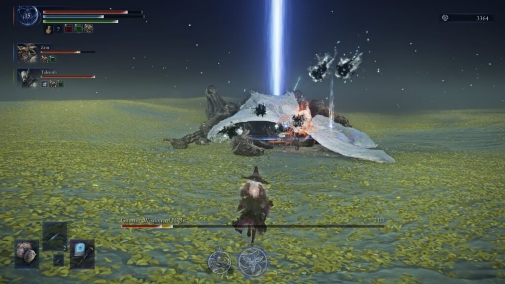 Phase 1 of Everdark Sovereign Sentient Pest in Elden Ring Nightreign