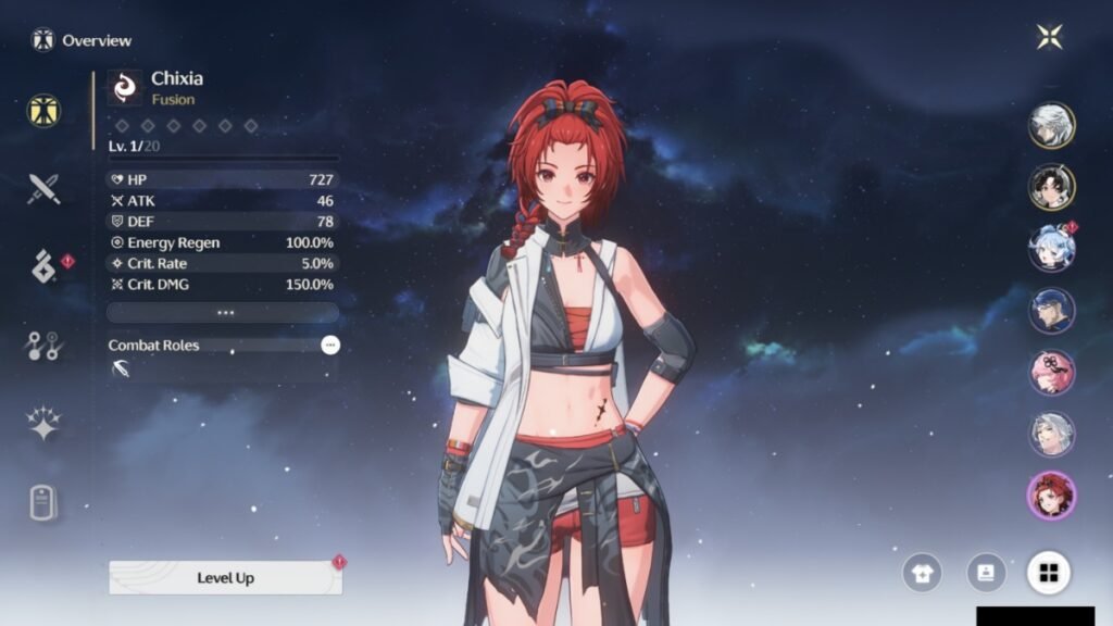 Chixia is a key member in the Lupa f2p team