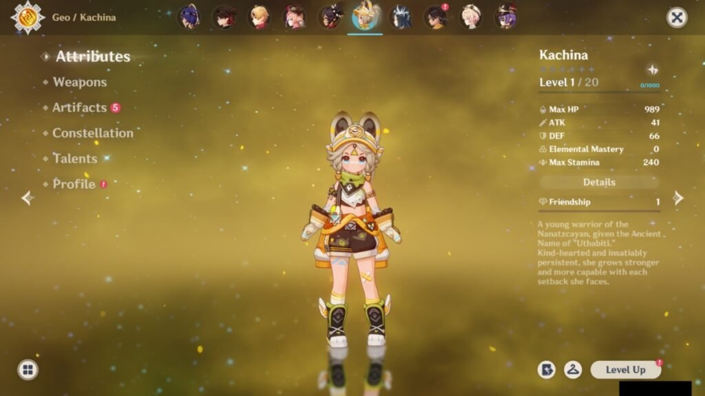 Kachina is a good unit to pair in in Mavuika's free-to-play team. 