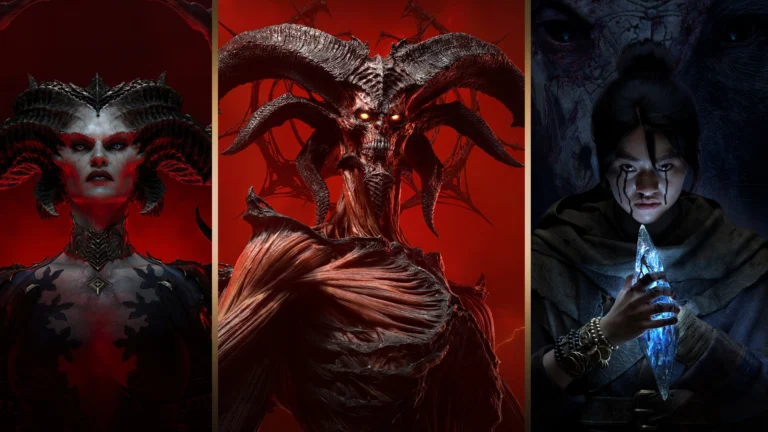 Three demons from Blizzards Diablo 4 game