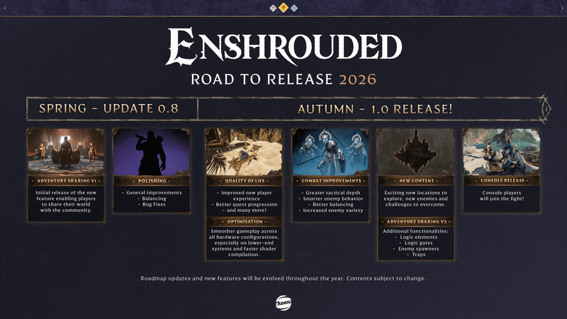 Image showing some of the upcoming changes to Enshrouded in Enshrouded patch 8.