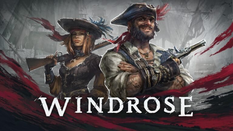 Two pirates featured on the Windrose game artwork.
