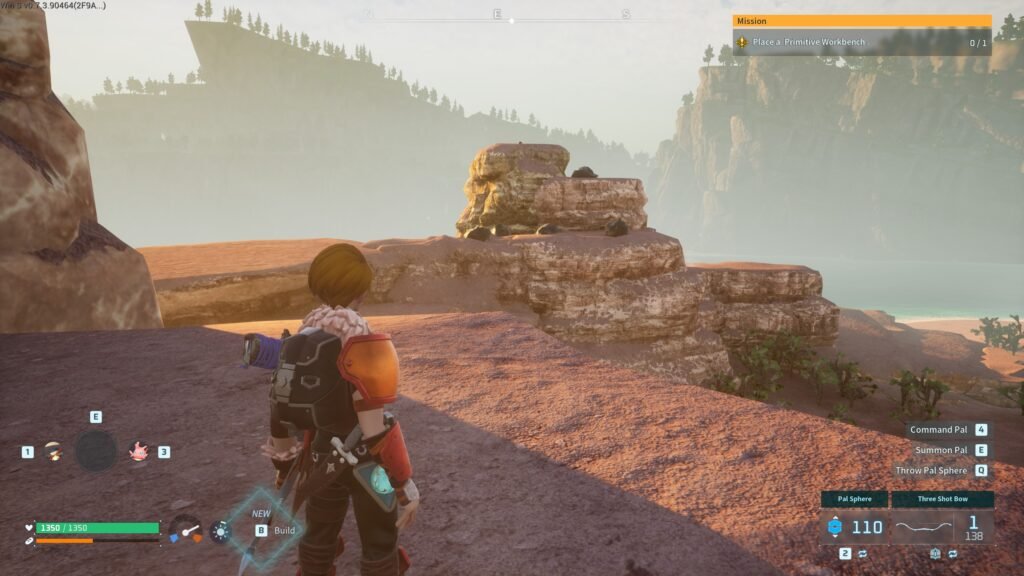 Coal up high on a cliff in Palworld